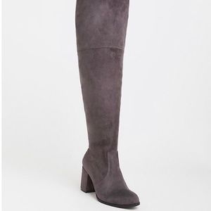 Torrid suede over the knee boots (wide calf)